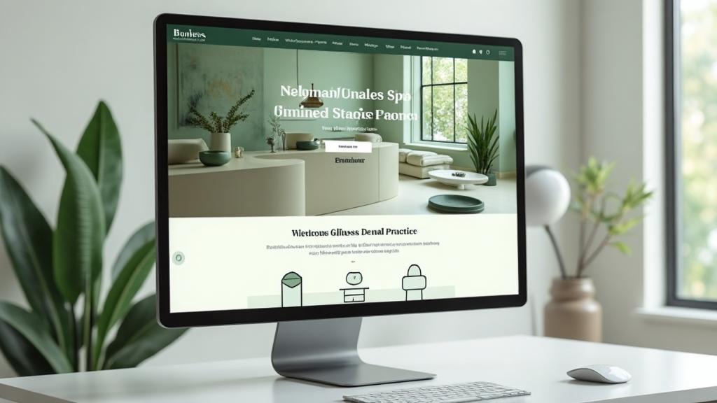 Modern Dentists website after SEO redesign